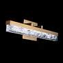 4_Modern Forms Minx 20 1/2"W Aged Brass Crystal LED Bath Light more views