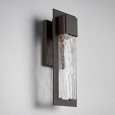 Modern Forms Mist 16" High Bronze LED Outdoor Wall Light