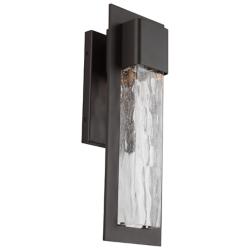 Modern Forms Mist 16" High Bronze LED Outdoor Wall Light