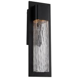Modern Forms Mist 20" High Black LED Outdoor Wall Light