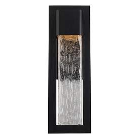 Image2 of Modern Forms Mist 20" High Black LED Outdoor Wall Light more views