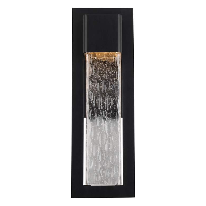 Image 2 Modern Forms Mist 20" High Black LED Outdoor Wall Light more views