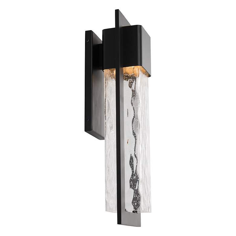 Image 3 Modern Forms Mist 20" High Black LED Outdoor Wall Light more views