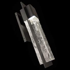 Image4 of Modern Forms Mist 20" High Black LED Outdoor Wall Light more views