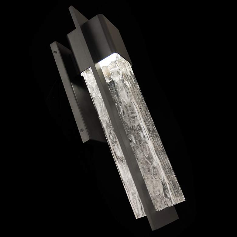 Image 4 Modern Forms Mist 20" High Black LED Outdoor Wall Light more views