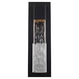 Image2 of Modern Forms Mist 25" High Black LED Outdoor Wall Light more views