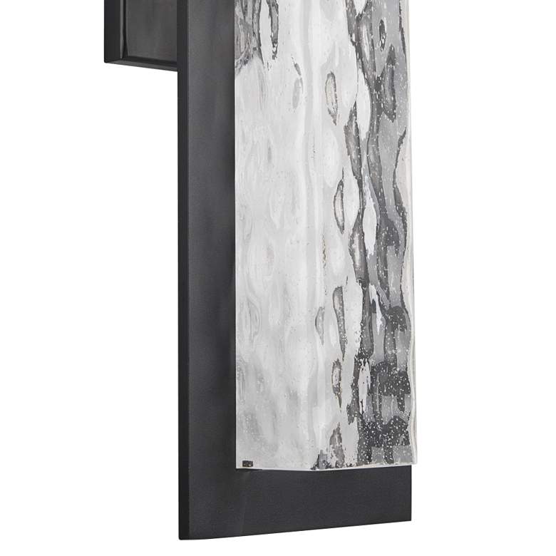Image 2 Modern Forms Mist 25" High Black LED Outdoor Wall Light more views