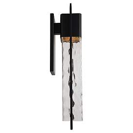 Image3 of Modern Forms Mist 25" High Black LED Outdoor Wall Light more views