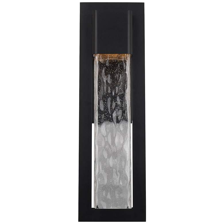 Image 3 Modern Forms Mist 25" High Black LED Outdoor Wall Light more views