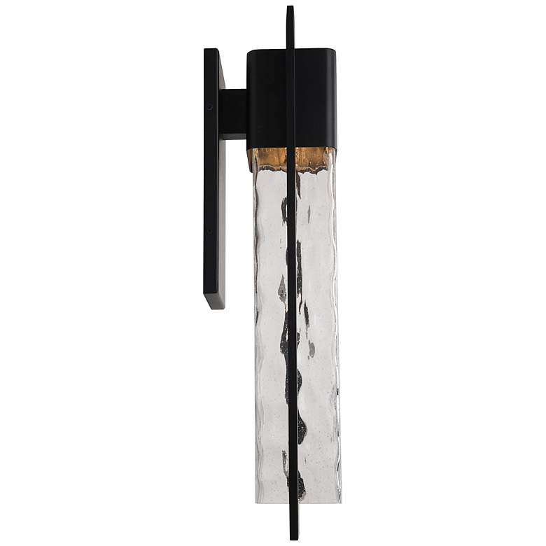 Image 4 Modern Forms Mist 25" High Black LED Outdoor Wall Light more views