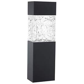 Image2 of Modern Forms Monarch 18" High Black LED Outdoor Wall Light