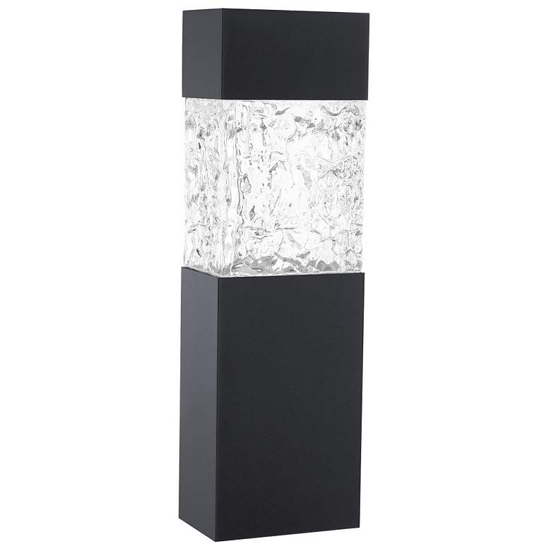 Image 2 Modern Forms Monarch 18" High Black LED Outdoor Wall Light