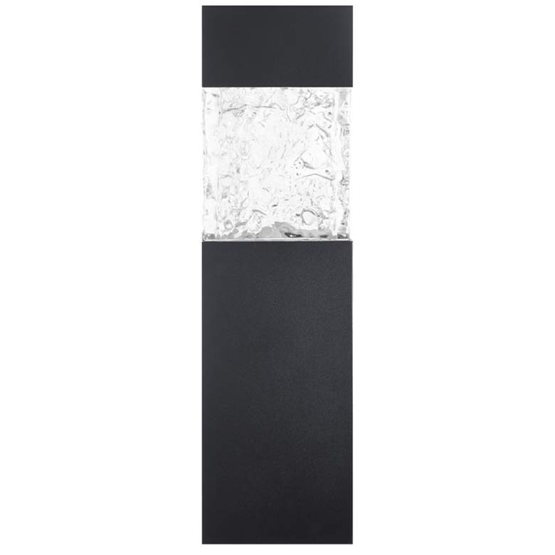 Image 2 Modern Forms Monarch 24" High Black LED Outdoor Wall Light