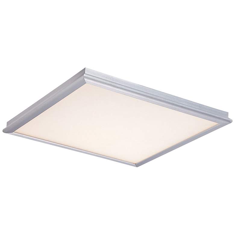 Image 1 Modern Forms Neo 12 inch Wide Brushed Aluminum LED Ceiling Light