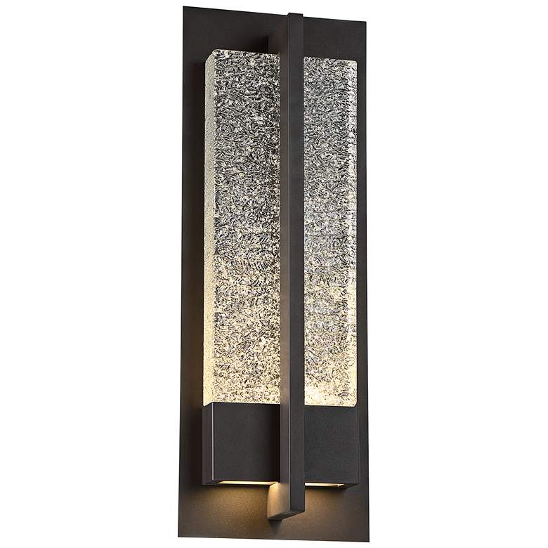 Image 1 Modern Forms Omni 20" High Bronze LED Outdoor Wall Light