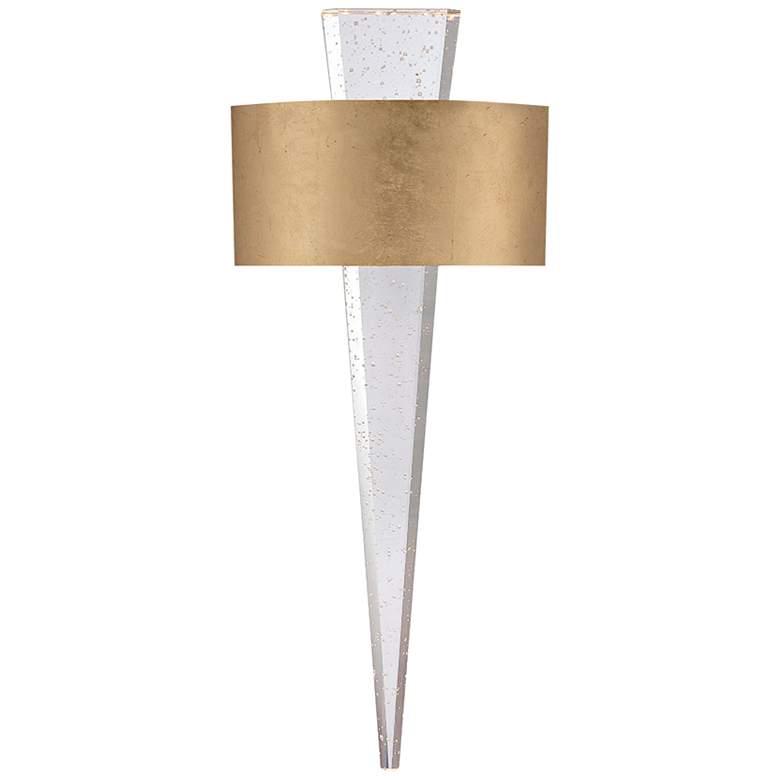 Image 1 Modern Forms Palladian 23 3/4 inchH Gold Leaf LED Wall Sconce