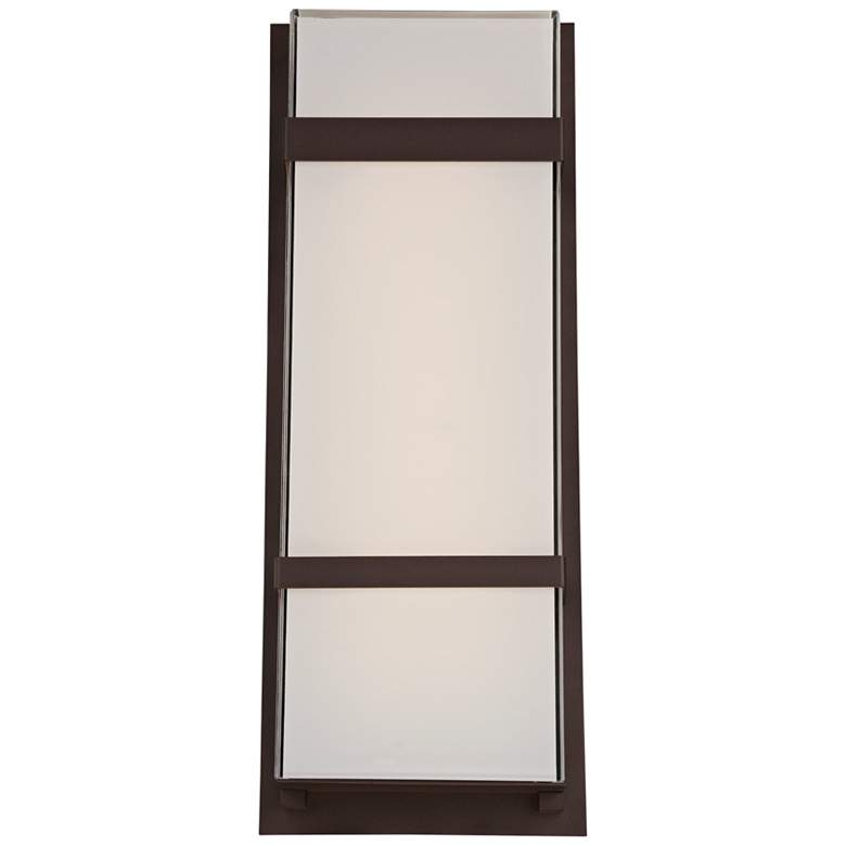 Image 1 Modern Forms Phantom 21" High Bronze LED Outdoor Wall Light