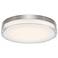 Modern Forms Pi 15" Wide Stainless Steel 2700K LED Ceiling Light