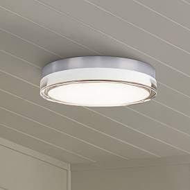 Image1 of Modern Forms Pi 9" Wide Steel LED Outdoor Ceiling Light