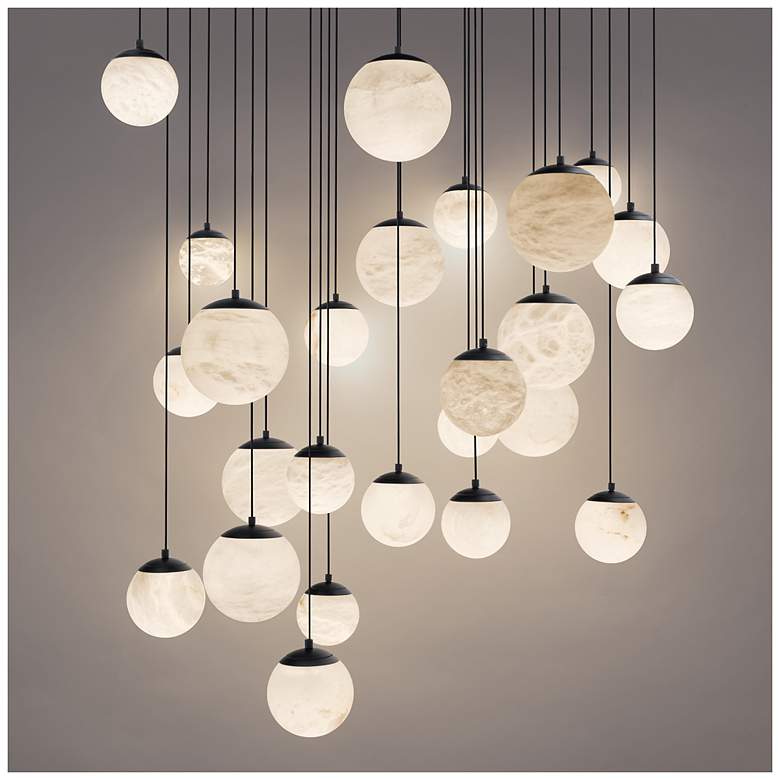 Image 2 Modern Forms Pisces 25 Light Selectable CCT in Black more views