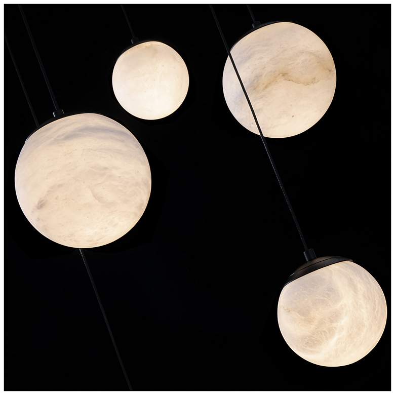 Image 3 Modern Forms Pisces 5 Light 17in Selectable CCT in Black more views