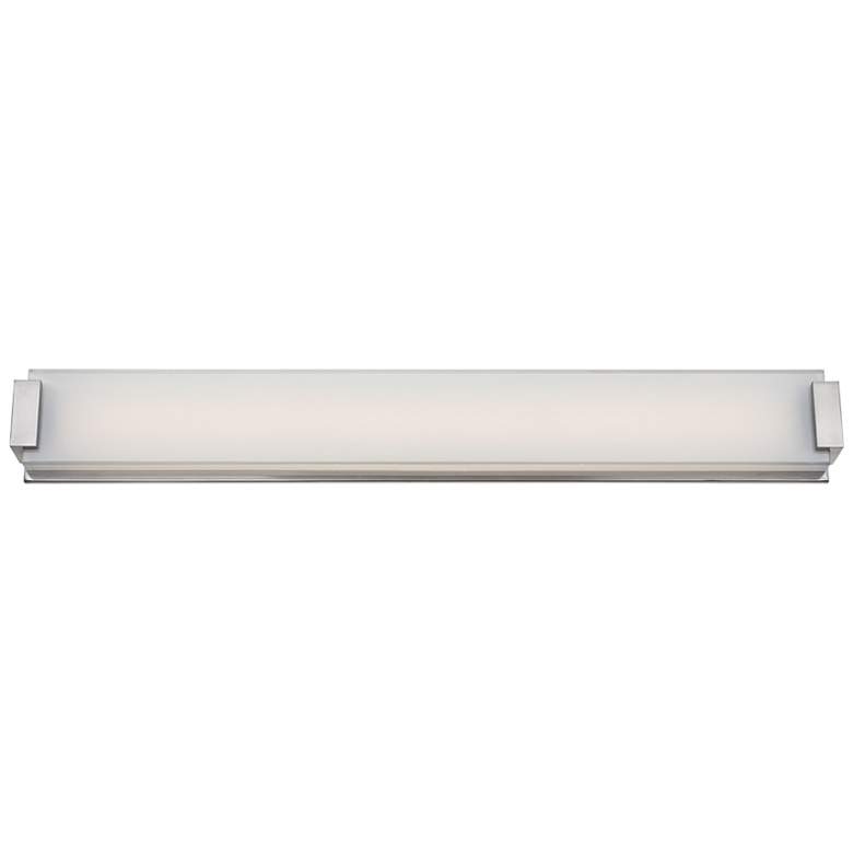 Image 2 Modern Forms Polar 40 inch Wide Brushed Nickel LED Bath Light