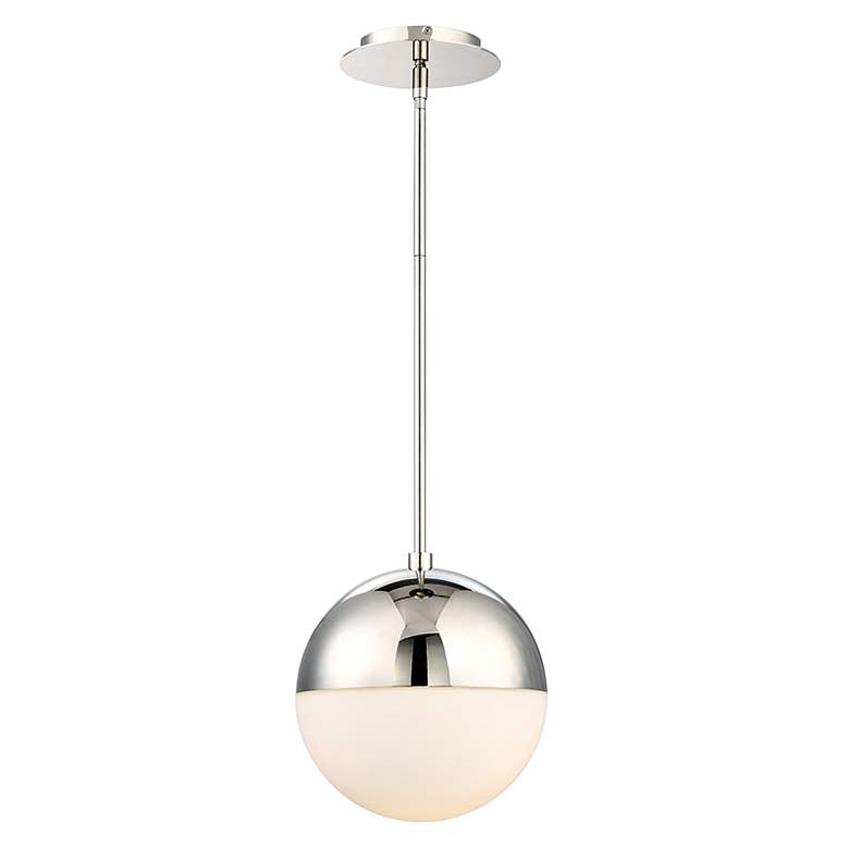 Image 3 Modern Forms Punk 10 inch Wide Polished Nickel LED Mini Pendant more views