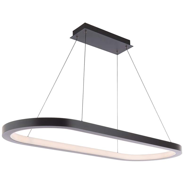 Image 1 Modern Forms Racetrack Black 2700K