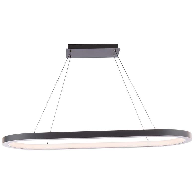 Image 2 Modern Forms Racetrack Black 2700K more views
