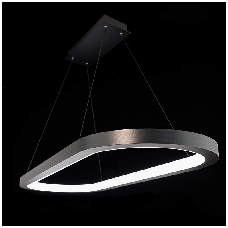 Image 4 Modern Forms Racetrack Black 2700K more views