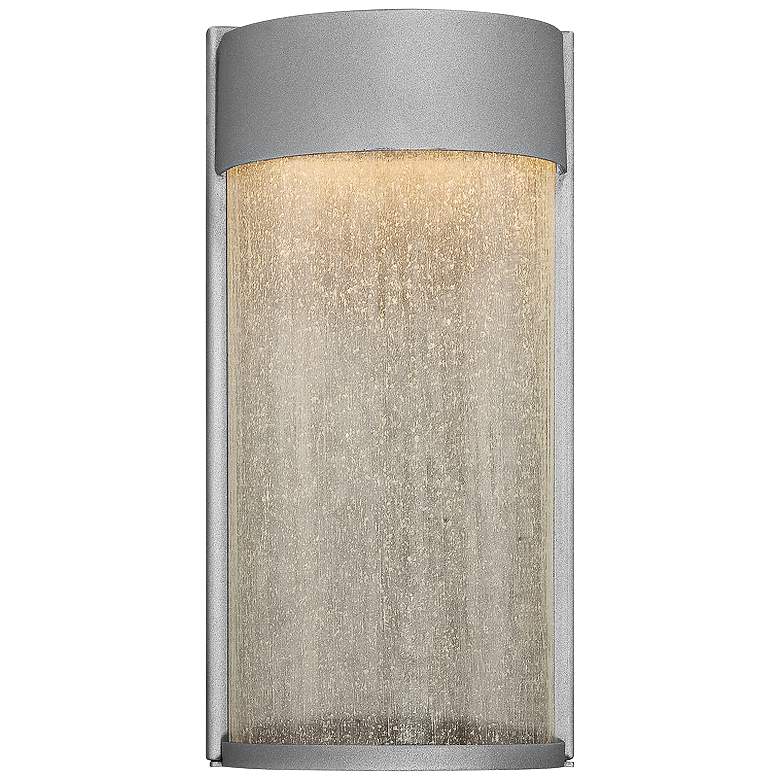Image 1 Modern Forms Rain 12 inch High Graphite LED Outdoor Wall Light
