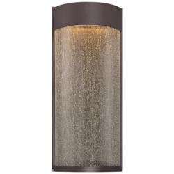 Modern Forms Rain 16&quot; High Bronze LED Outdoor Wall Light