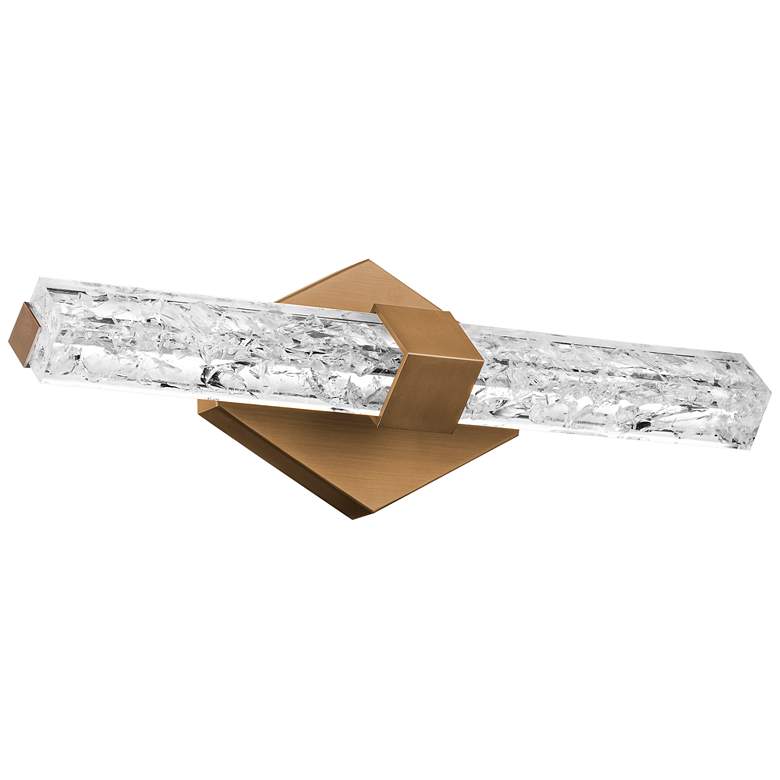 Image 2 Modern Forms Regal 18" Wide Aged Brass LED Bath Light