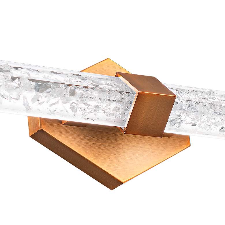 Image 3 Modern Forms Regal 28" Wide Aged Brass LED Bath Light more views