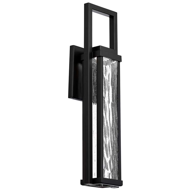 Image 1 Modern Forms Revere 20" High Black LED Outdoor Wall Light