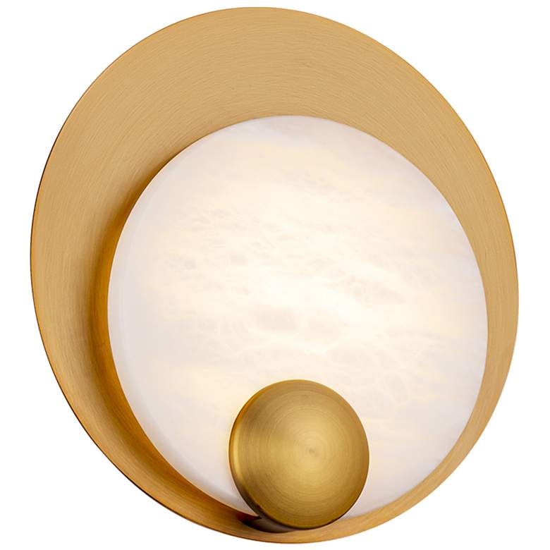 Image 2 Modern Forms Rowlings 10" High Aged Brass LED Wall Sconce