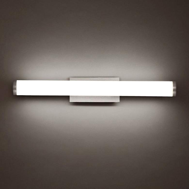 Image 3 Modern Forms Sabre 19 1/4 inchW Brushed Aluminum LED Bath Light more views