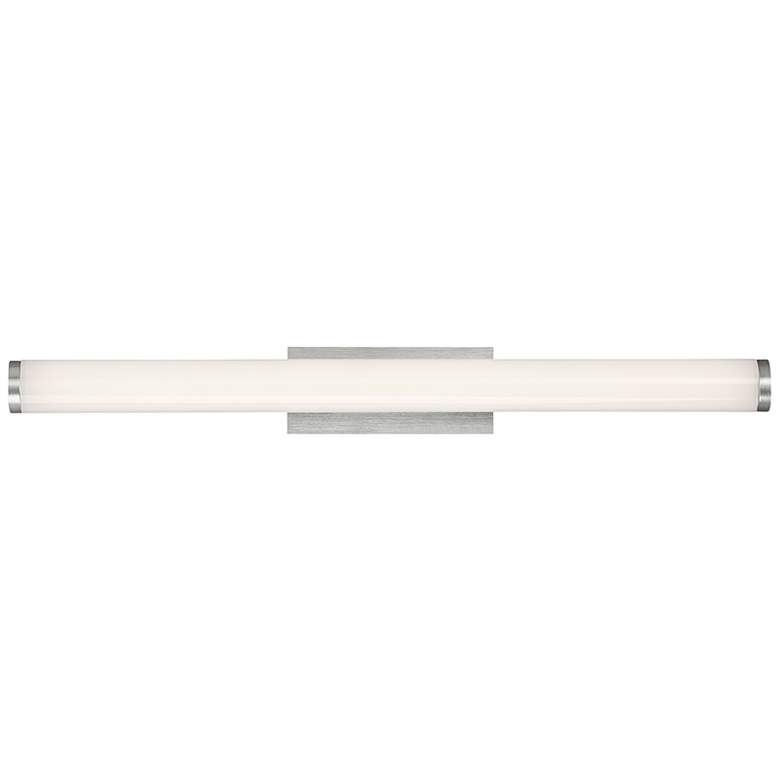 Image 1 Modern Forms Sabre 25 1/4"W Brushed Aluminum LED Bath Light