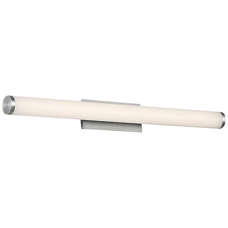 Image 2 Modern Forms Sabre 25 1/4"W Brushed Aluminum LED Bath Light more views