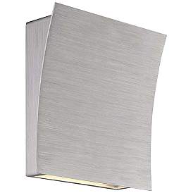 Image2 of Modern Forms Slide 10" High Brushed Aluminum LED Wall Sconce
