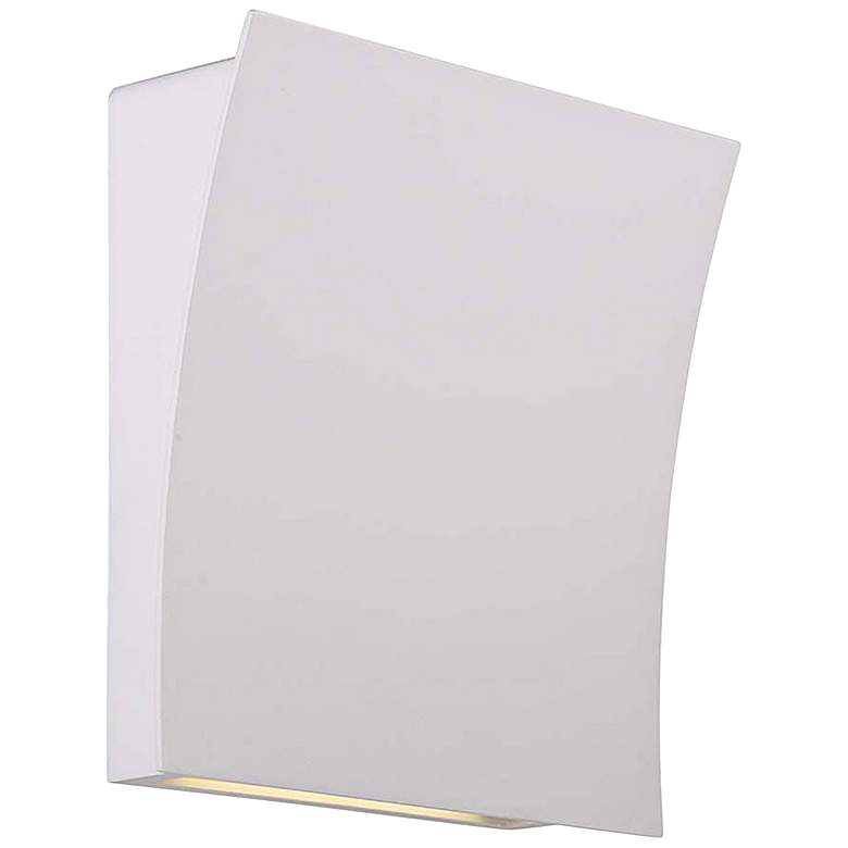 Image 1 Modern Forms Slide 10" High White LED Wall Sconce