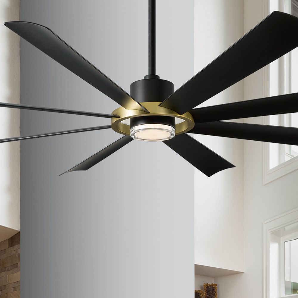 Modern Forms Smart Fans Aura Black Collection