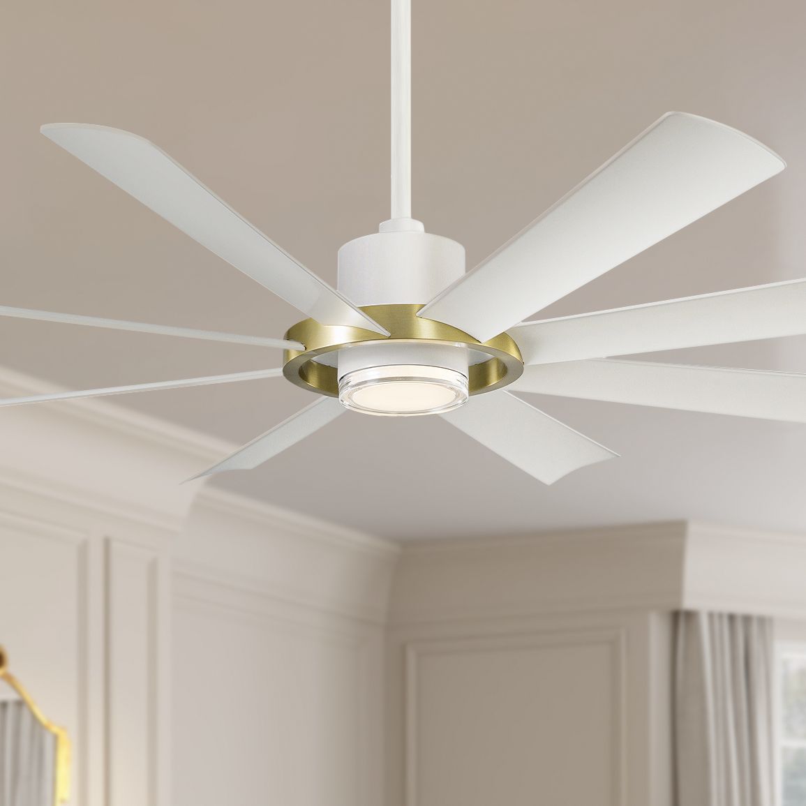 Modern Forms Smart Fans Aura White Collection