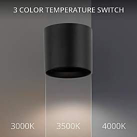 Image5 of Modern Forms Squad 5"W Black 4000K LED Outdoor Ceiling Light more views