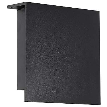 Modern Forms Square 8" High Black LED Outdoor Wall Light