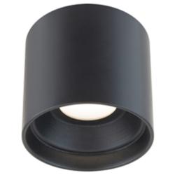 Modern Forms Squat 5" Wide Black 4000K LED Outdoor Ceiling Light