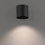 3_Modern Forms Squat 5" Wide Black Outdoor Ceiling Light more views