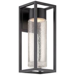 Modern Forms Structure 16&quot; High Black LED Outdoor Wall Light