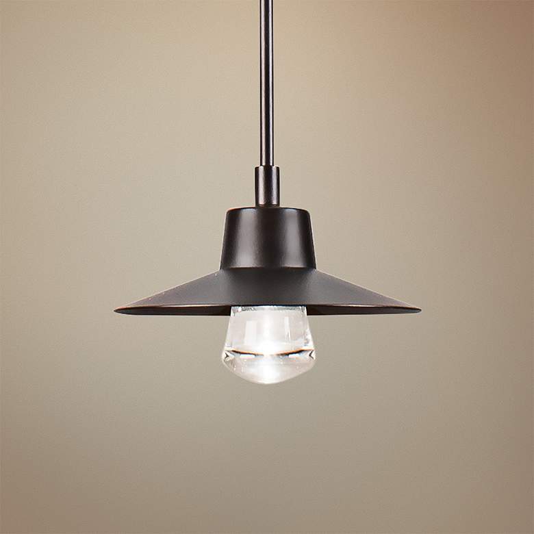 Image 1 Modern Forms Suspense 10" Wide Bronze LED Mini Pendant