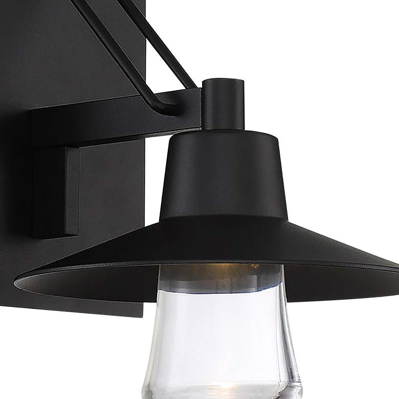 Image 2 Modern Forms Suspense 11" High Black LED Outdoor Wall Light more views